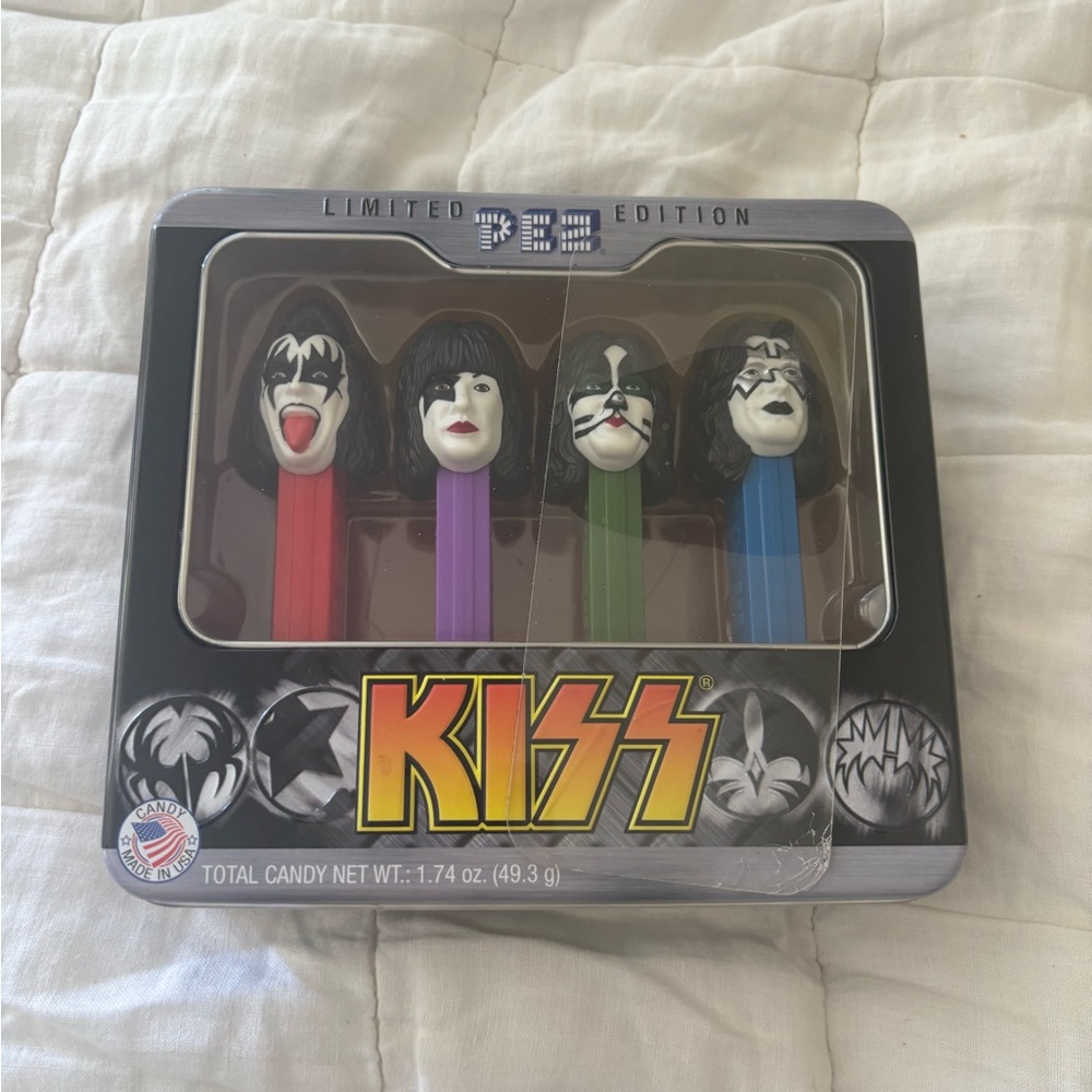 Kiss Limited Edition Pez Dispenser Set - Red, Purple, Green, Blue